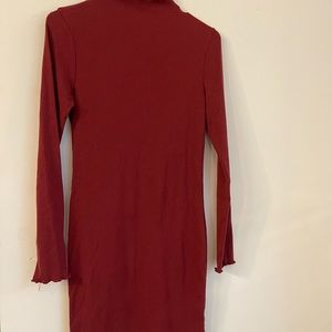 Burnt Red Fall Dress